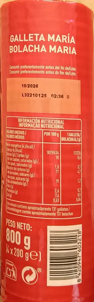 Galletas María Ayala 800g lado 1.webp