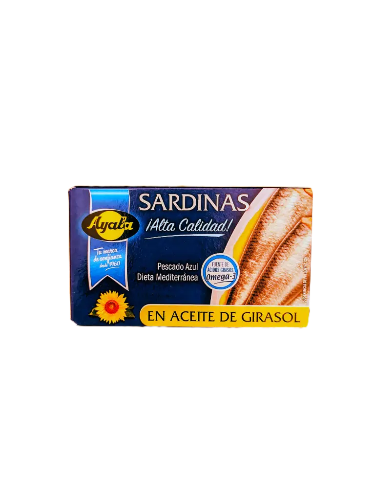 Sardinas en aceite de girasol Ayala 120g