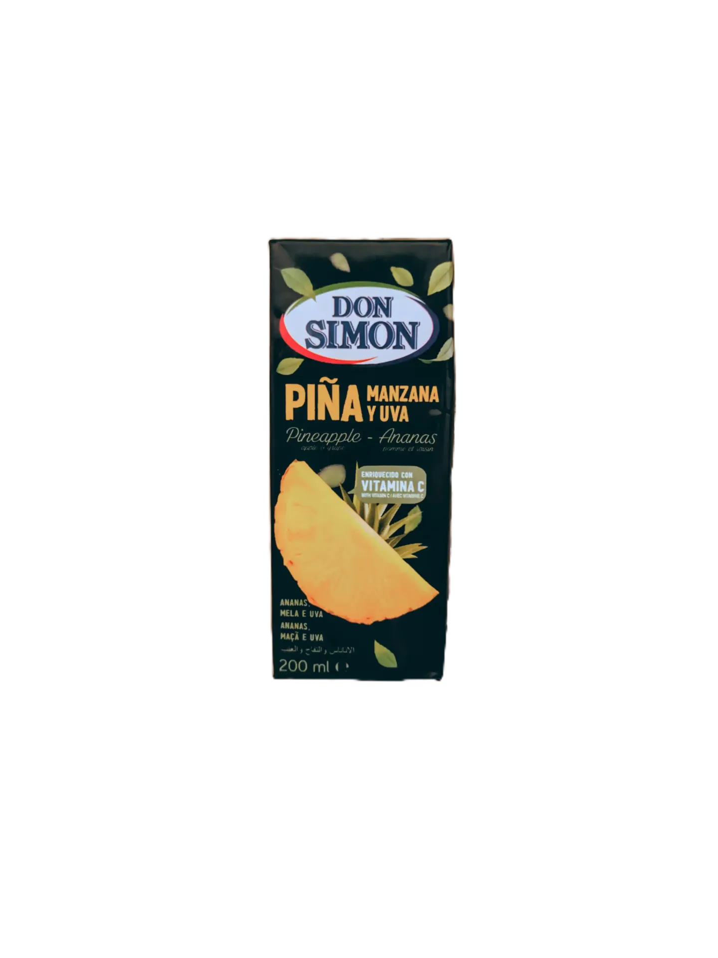 Zumo de piña manzana y uva Don Simon 200ml
